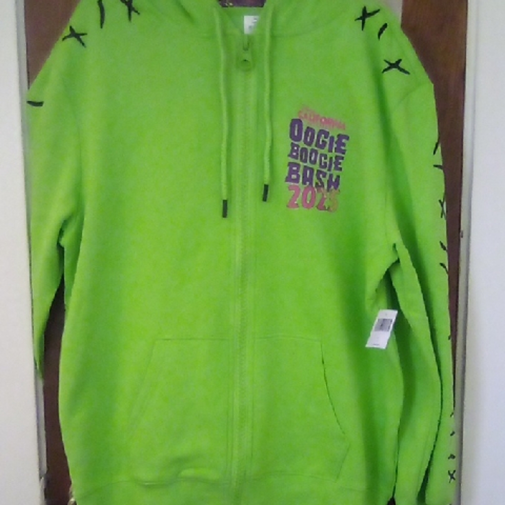 NWT Disney California Adventure Oogie Boogie Bash 2025 Hoodie, Tim Burton, Sz L
